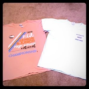 Two bundle cheer shirts